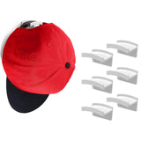 Maxbell 6x Self Adhesive Hat Hook For Wall Baseball CAPS Holder Sticky Rack Hanger