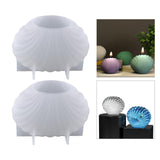 Maxbell 3D Seashell Silicone DIY Candle Mold Mould Easy Demoulding L 9.7x5.3cm