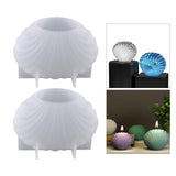 Maxbell 3D Seashell Silicone DIY Candle Mold Mould Easy Demoulding L 9.7x5.3cm