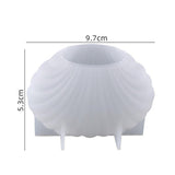 Maxbell 3D Seashell Silicone DIY Candle Mold Mould Easy Demoulding L 9.7x5.3cm