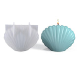 Maxbell 3D Seashell Silicone DIY Candle Mold Mould Easy Demoulding L 9.7x5.3cm