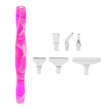 Maxbell 7 Pieces Resin Diamond Painting Pen Kit Diamond Art Pen Purple Silver