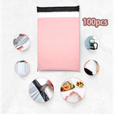 Maxbell 100Pcs Poly Mailers Shipping Bags Postal Packaging Self Seal Bags Tear Proof 38x28cm