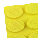 Maxbell 3D Bee Silicone Soap Molds For Honeycomb Soap Making Candle Wax Resin Mold Yellow