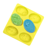 Maxbell 3D Bee Silicone Soap Molds For Honeycomb Soap Making Candle Wax Resin Mold Yellow