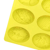 Maxbell 3D Bee Silicone Soap Molds For Honeycomb Soap Making Candle Wax Resin Mold Yellow