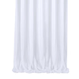 Maxbell 4.9x7ft White Backdrop Curtain Wrinkle Free for Home Wedding Photoshoot