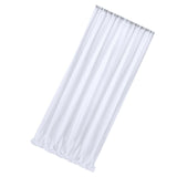 Maxbell 4.9x7ft White Backdrop Curtain Wrinkle Free for Home Wedding Photoshoot