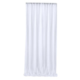 Maxbell 4.9x7ft White Backdrop Curtain Wrinkle Free for Home Wedding Photoshoot