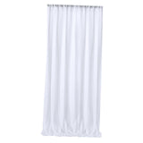 Maxbell 4.9x7ft White Backdrop Curtain Wrinkle Free for Home Wedding Photoshoot