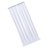 Maxbell 4.9x7ft White Backdrop Curtain Wrinkle Free for Home Wedding Photoshoot