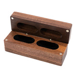 Maxbell Wooden Jewelry Box Organizer for Gift Trinket Jewellery Ring Earrings Black