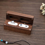 Maxbell Wooden Jewelry Box Organizer for Gift Trinket Jewellery Ring Earrings White