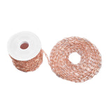 Maxbell Paperclip Chains Link 10M Roll for Jewelry Making Necklace Rose Gold