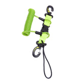 Maxbell Scuba Diving Lanyard Clip Anti Lost Quick Release Buckle for Diving Tools Green