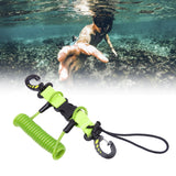 Maxbell Scuba Diving Lanyard Clip Anti Lost Quick Release Buckle for Diving Tools Green