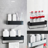 Maxbell Foating Shelves Wall Shelf Adhesive Display for Bathroom 28.5x9.5x6cm