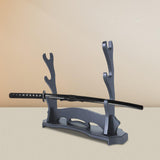 Maxbell Samurai Sword Katana Holder Stand Bracket Rack Display 39.5x9.5x32cm