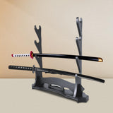 Maxbell Samurai Sword Katana Holder Stand Bracket Rack Display 39.5x9.5x42.5cm