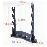 Maxbell Samurai Sword Katana Holder Stand Bracket Rack Display 39.5x9.5x42.5cm