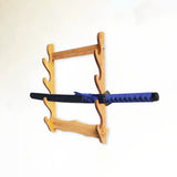 Maxbell Samurai Sword Stand Display Storage Support Hanger Wall Mount Katana 4 Tiers