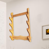 Maxbell Samurai Sword Stand Display Storage Support Hanger Wall Mount Katana 4 Tiers