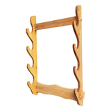 Maxbell Samurai Sword Stand Display Storage Support Hanger Wall Mount Katana 4 Tiers