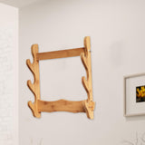Maxbell Samurai Sword Stand Display Storage Support Hanger Wall Mount Katana 3 Tiers