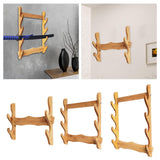 Maxbell Samurai Sword Stand Display Storage Support Hanger Wall Mount Katana 2 Tiers