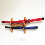 Maxbell Samurai Sword Stand Display Storage Support Hanger Wall Mount Katana 2 Tiers