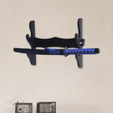 Maxbell Sword Stand Rack Katana Support Display Hanger Wall Mount Holder Storage 2 Tiers 35x29.5cm