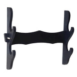 Maxbell Sword Stand Rack Katana Support Display Hanger Wall Mount Holder Storage 2 Tiers 35x29.5cm