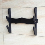 Maxbell Sword Stand Rack Katana Support Display Hanger Wall Mount Holder Storage 2 Tiers 35x29.5cm