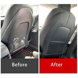 Maxbell 2 Count Backseat Protection Mat Kick Guard for Tesla Model 3 Model Y White