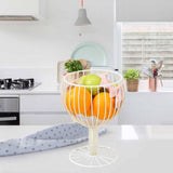 Maxbell Fruit Basket Minimalist Style Coffee Capsule Organizer Serving Bowl for Home White