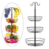 Maxbell 3 Tier Fruit Basket Kitchen Fruit Vegetables Basket Bowl Home Decor