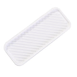 Maxbell Kitchen Organizer Tray Quick Drying Waterproof for Kitchen Makeup Shampoo White