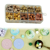 Maxbell 600Pcs Multi Color Wax Seal Beads DIY Sealing Wax Bead for Wine Packages Gold Mix