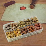 Maxbell 600Pcs Multi Color Wax Seal Beads DIY Sealing Wax Bead for Wine Packages Gold Mix