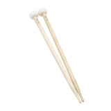 Maxbell 2x Maple Wood Felt Drum Sticks Wood Tip for Acoustic Drums Accessories