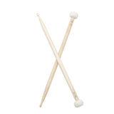 Maxbell 2x Maple Wood Felt Drum Sticks Wood Tip for Acoustic Drums Accessories