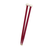 Maxbell 2x Maple Wood Felt Drum Sticks Wood Tip for Acoustic Drums Accessories