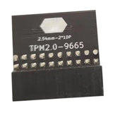 Maxbell 20 Pin Protection Module Metal for Tpm-L R2.0 for Gigabyte Gc-Tpm2.0 Black