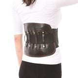 Maxbell Back Support Belt Lumbar Belt Brace Waist Protector for Scoliosis Women Men L