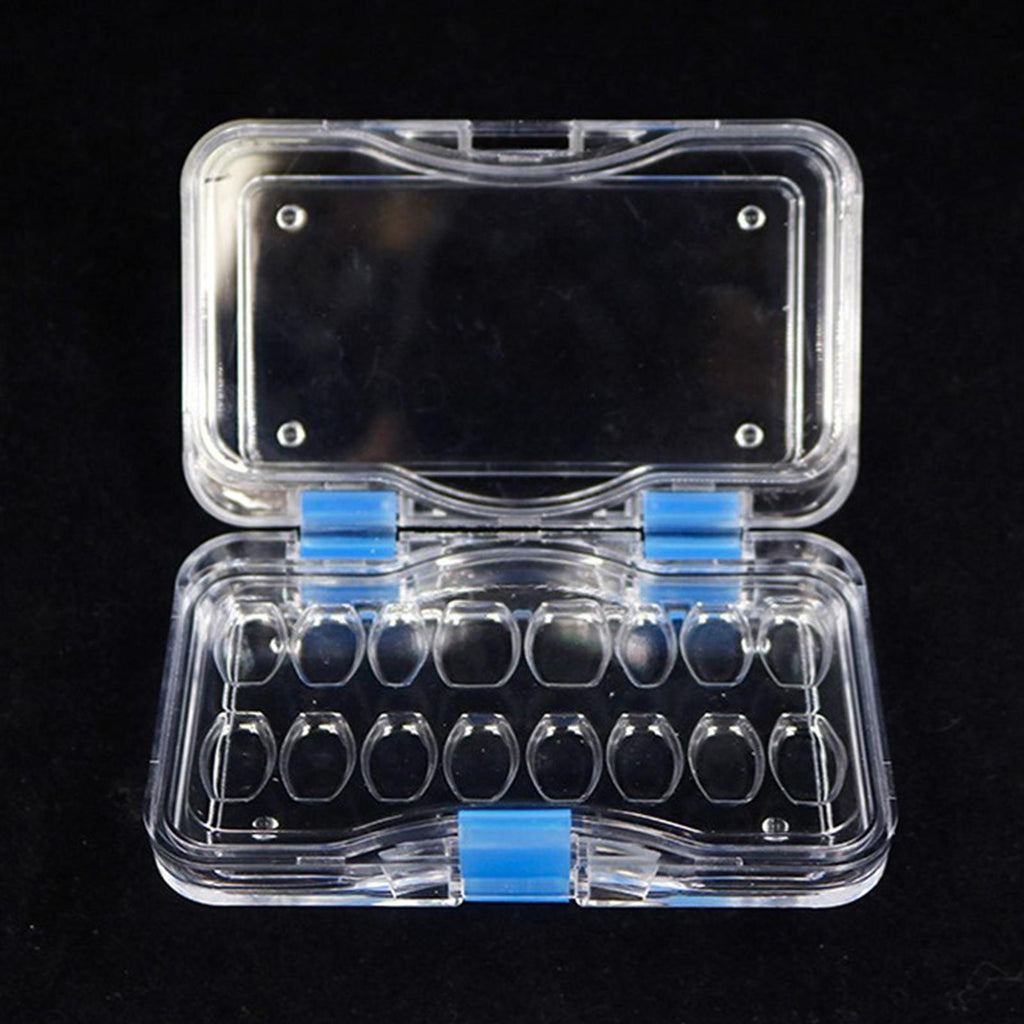 Maxbell Dental Tooth Box with Film Transparent Dental Supply Portable with Hole