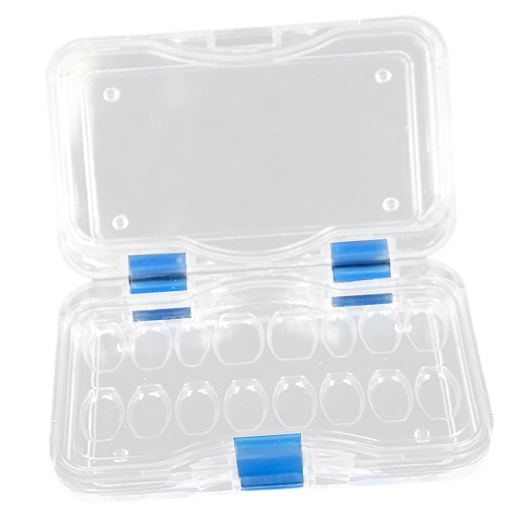 Maxbell Dental Tooth Box with Film Transparent Dental Supply Portable with Hole