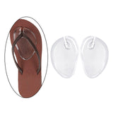 Maxbell 2Pcs Self Adhesive Gel Forefoot Cushions Flip Flop Transparent for Sandals