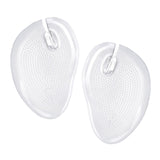 Maxbell 2Pcs Self Adhesive Gel Forefoot Cushions Flip Flop Transparent for Sandals