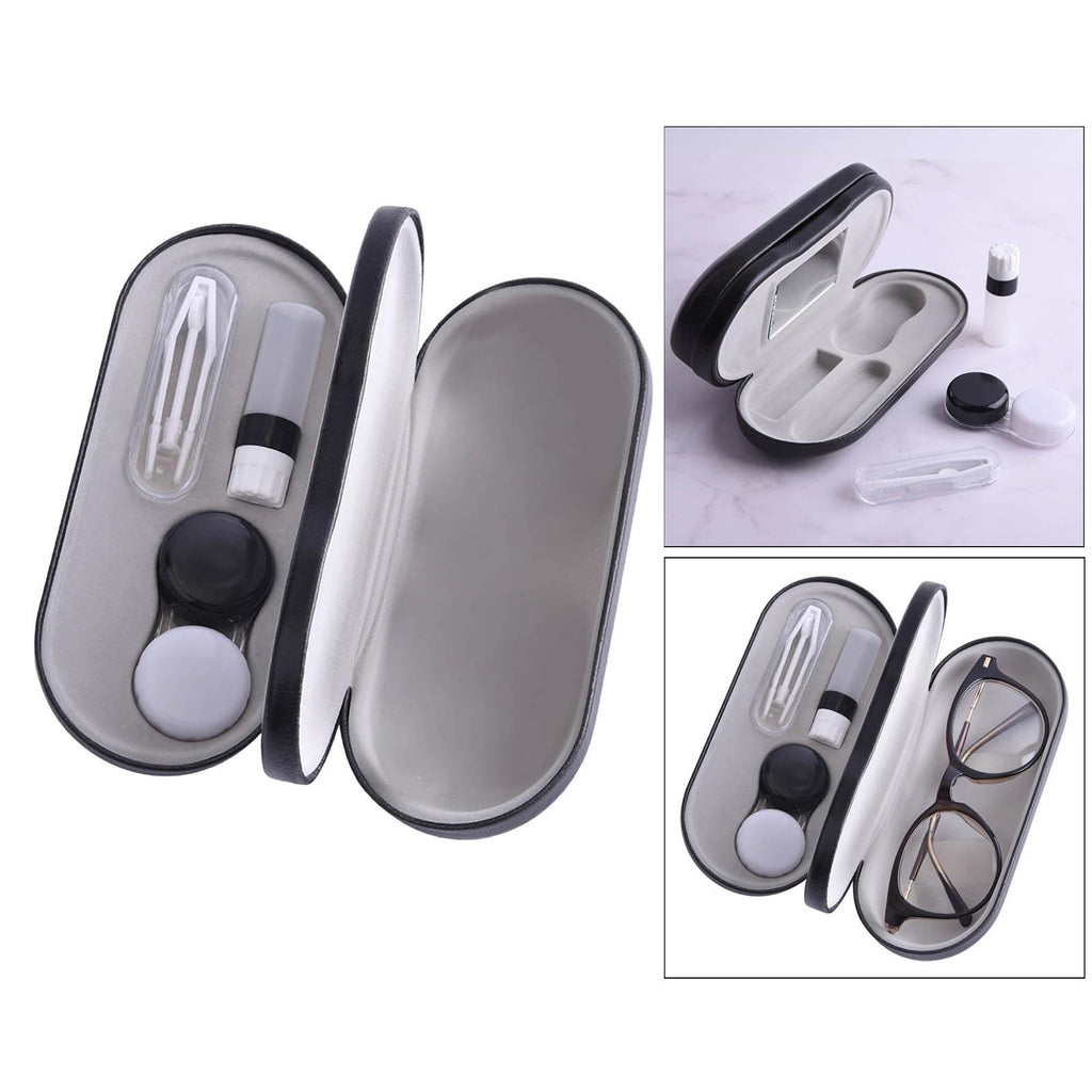 ⚡️Buy Maxbell Dual Eyeglass Case Contact Lens Box Glasses Container ...