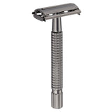 Maxbell Manual Safety Razors Double Edge Shaver Beard with 5 Blades Long Handle
